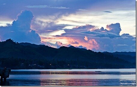 Рассвет, море, Филиппины