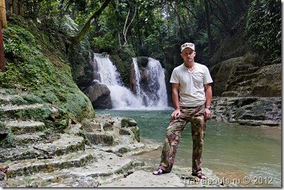 водопад Mag Aso Falls Филиппины