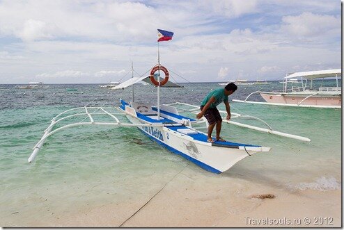 Красивое море, лодки, Филиппины