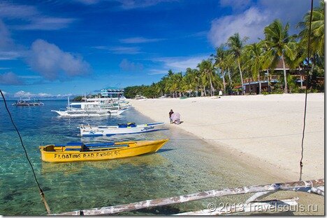 Филиппины, белый песок, красивое море