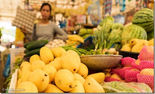 Филиппины, маркет, рынок, фрукты, манго