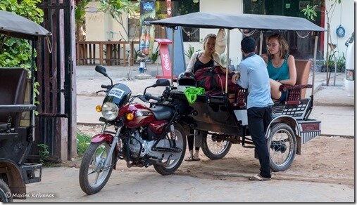 Камбоджа, Сием-Реап, транспорт, тук-тук