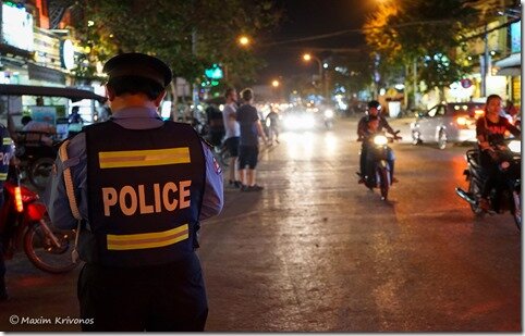 Полиция, Камбоджа, Сием-Реап
